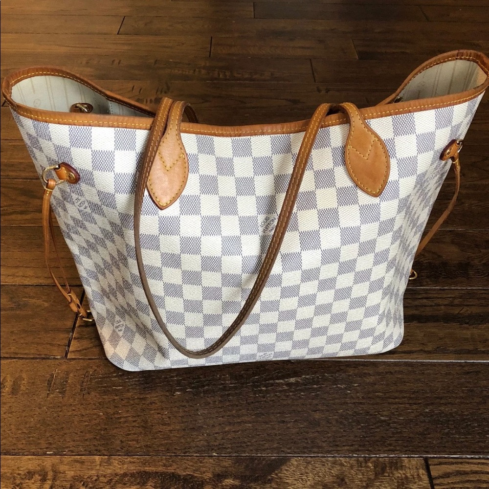 SOLD!!!!  Louis Vuitton Neverfull MM damier azur - Picture 2 of 8